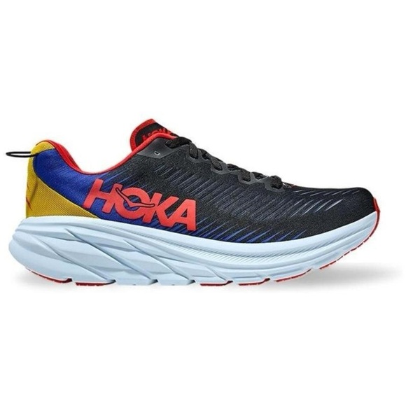 Hoka Rincon 3 Men’s Running Shoes | Color: Black/Dazzling Blue | PREOWNED!!🔥👟 - Picture 2 of 16